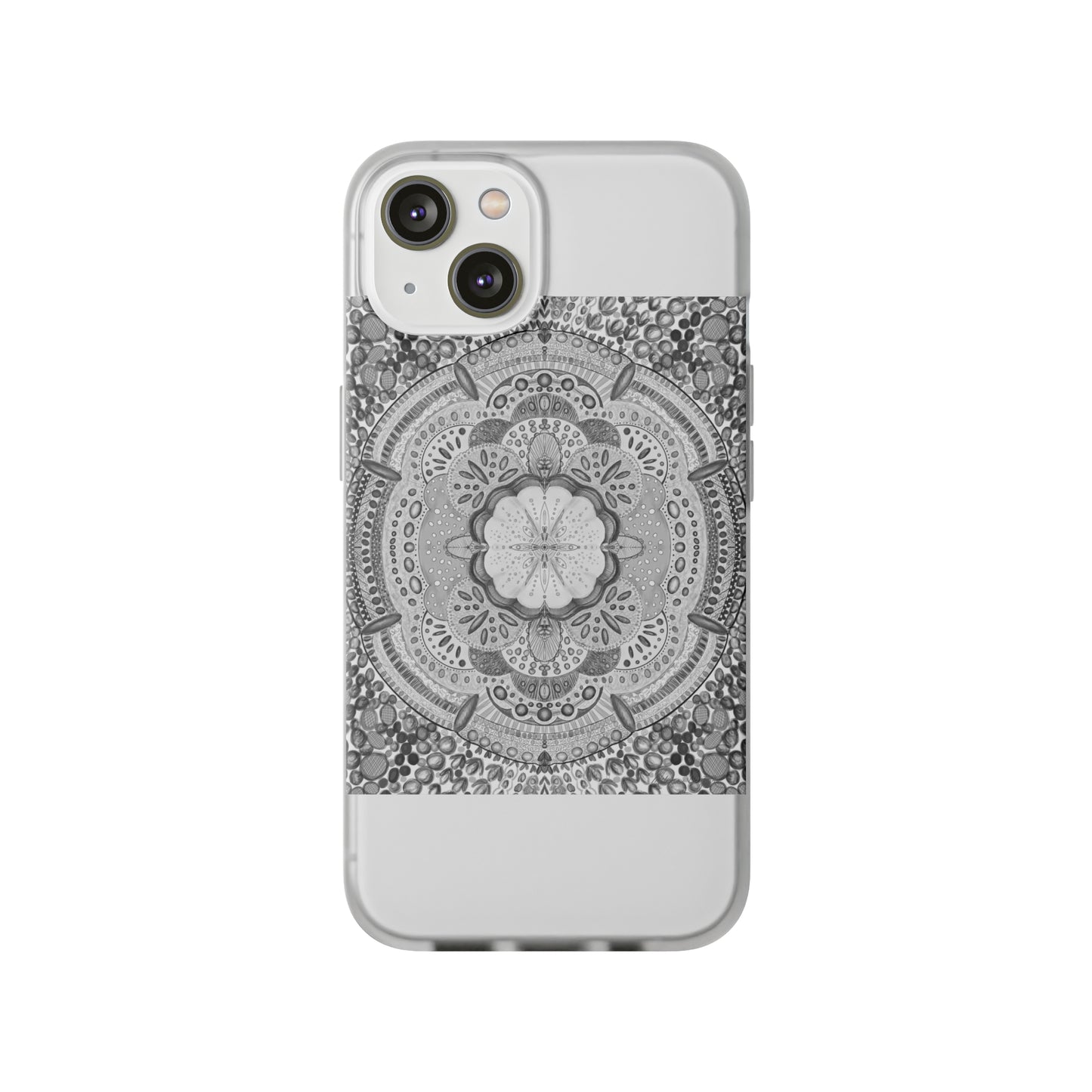 Crab Damask in Blue Flexi Cases