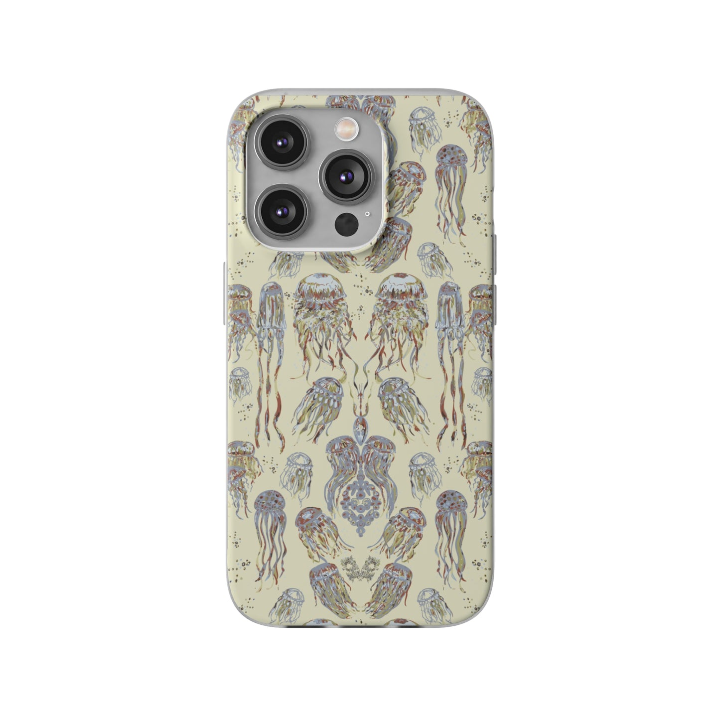 Dancing Jellies in Butter Yellow Flexi Cases